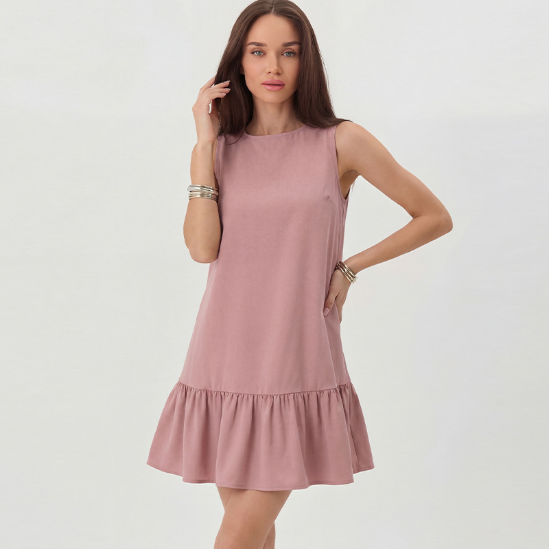 Fashionable Sleeveless Dress 2026 Summer A-Line Skirt